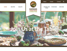 Tablet Screenshot of kansasfarmfoodconnection.org